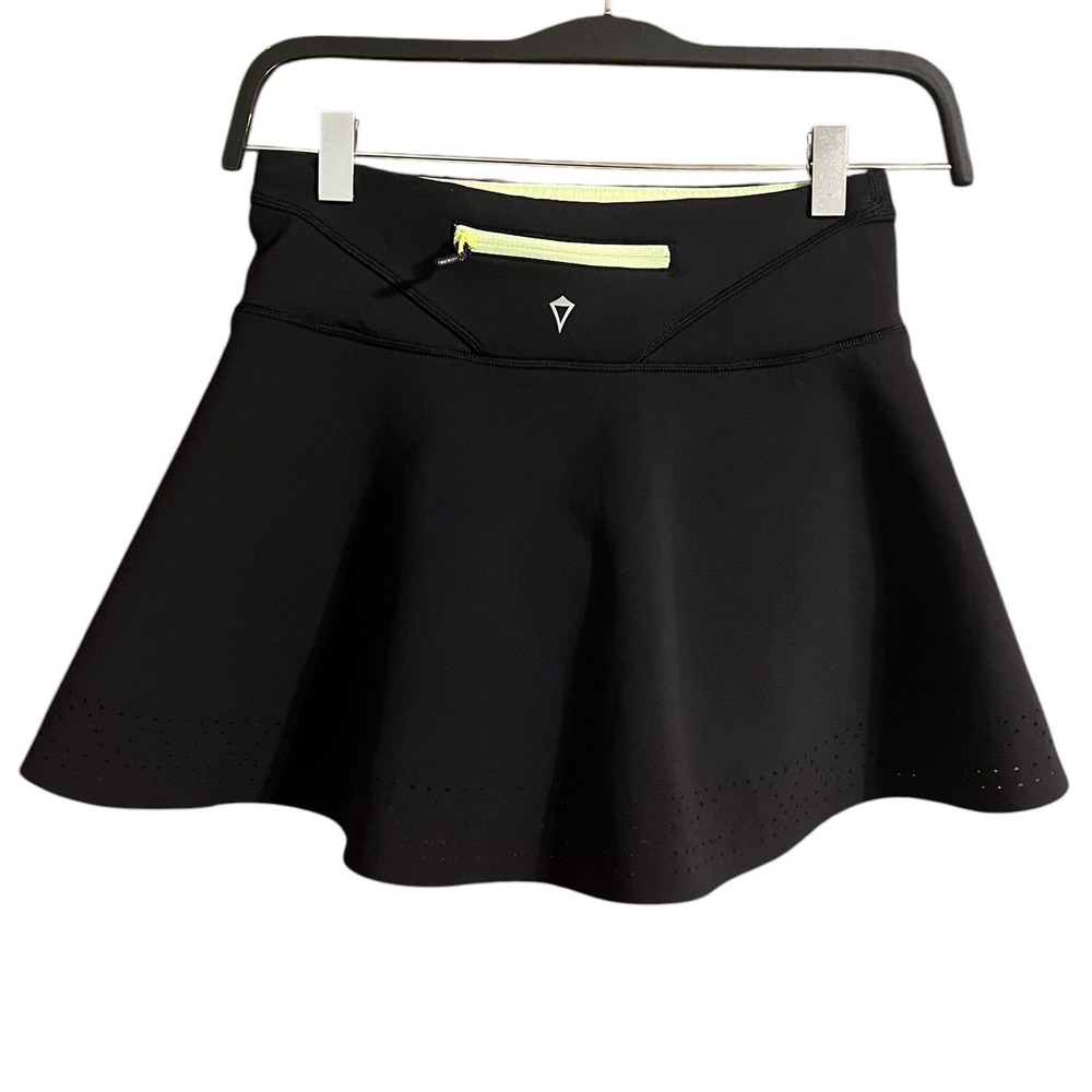 ivivva by Lululemon Black Perforated Athletic Skort Size 10 - Picture 5 of 8